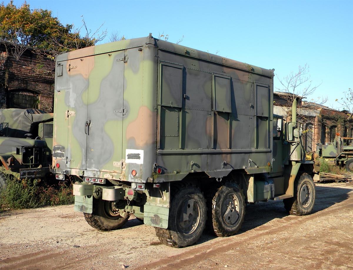 M109A4 2 1/2 Ton Van Shelter Box Command Center