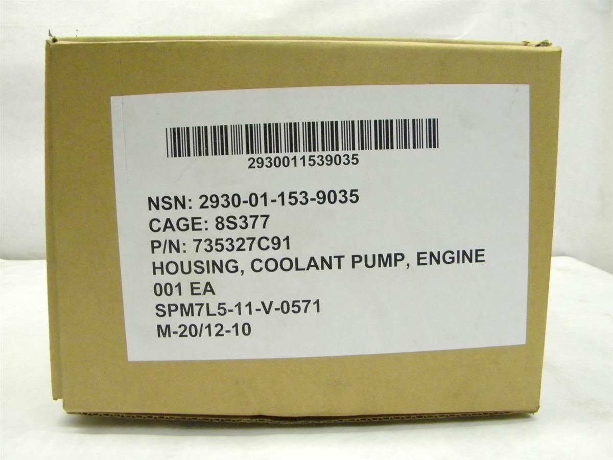 SP-1485 | 2930-01-153-9035 Water Pump Assembly with Gasket for Navistar Internaional Model 1750 engine DT-466. NOS (2).JPG