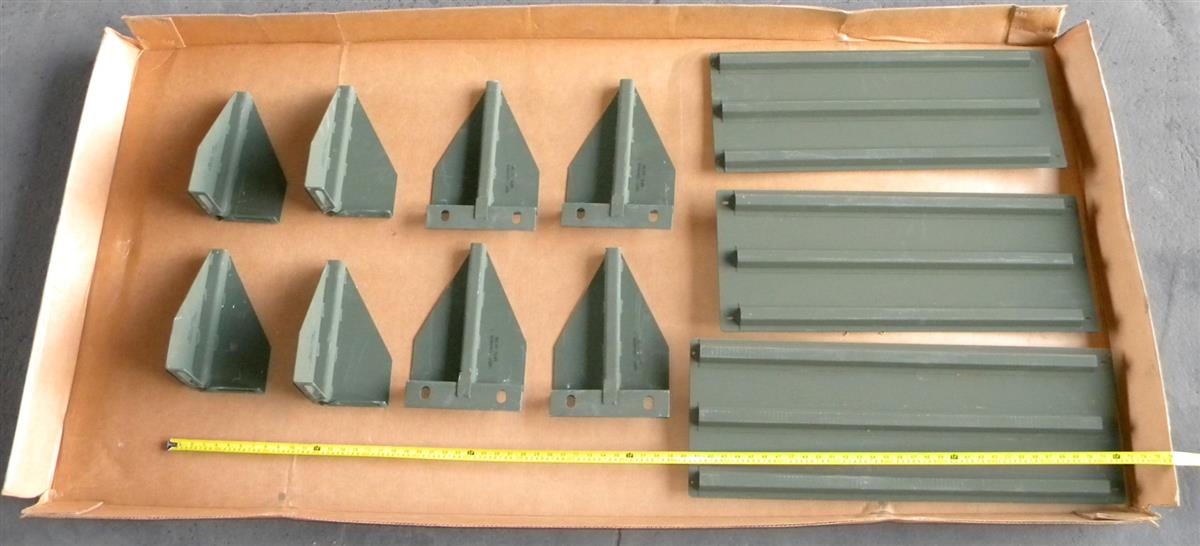 TR-02 | Soft Top Vinyl Green Cargo Cover and Bow Kit for M1101 and M1102 Trailer. NOS (1).JPG