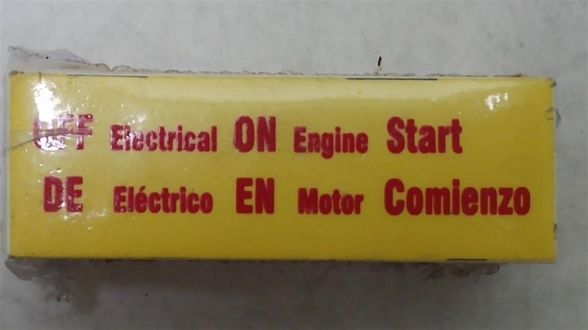 DT-322 | Off Electrical On Engine Start Decal.jpg