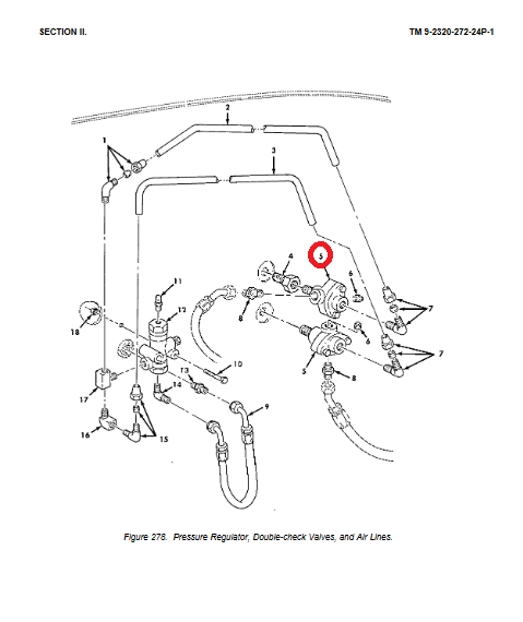 COM-5463 | COM-5463  M915A1, M936 Series Air Brake DC-4 Double Check Valve.png