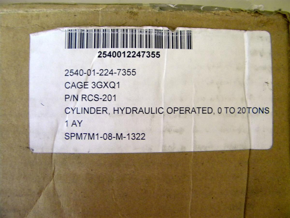 SP-1398 | 2540-01-224-7355 Cylinder Assembly, Reaction, Hydraulic Operated Cylinder 0 to 20 Tons (4).JPG