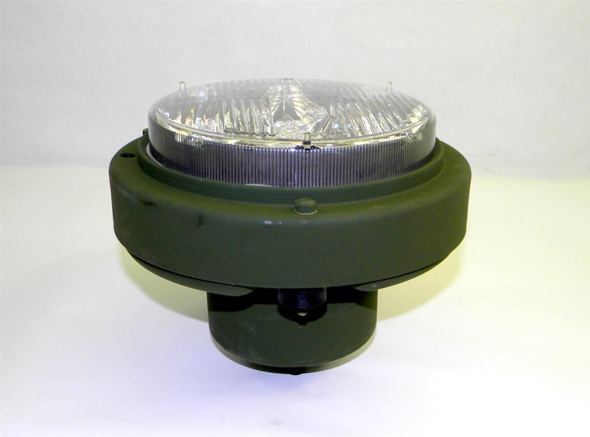 ALL-5180-ASSY-GRN | 6220-01-547-9049 LED 24 Volt Headlight with Green Metal Housing for M Series Trucks. NOS.  (4).JPG