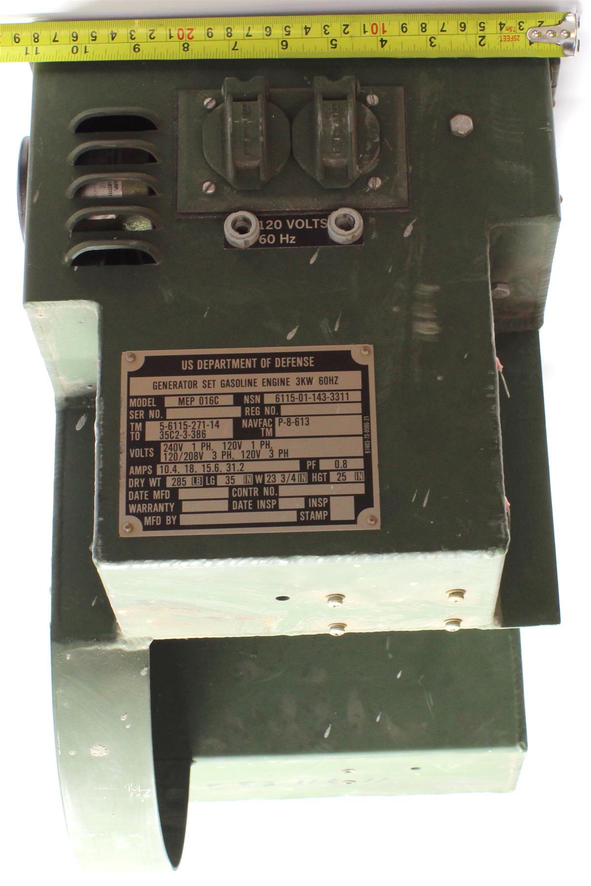 MSE-184 | MSE-184  Generator Set Control Box Military Standard Gasoline Engine 4A032 3KW (3).JPG